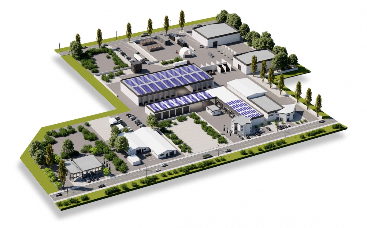 mairec edelmetall precious metals recycling werk firmengelaende standort alzenau company germany