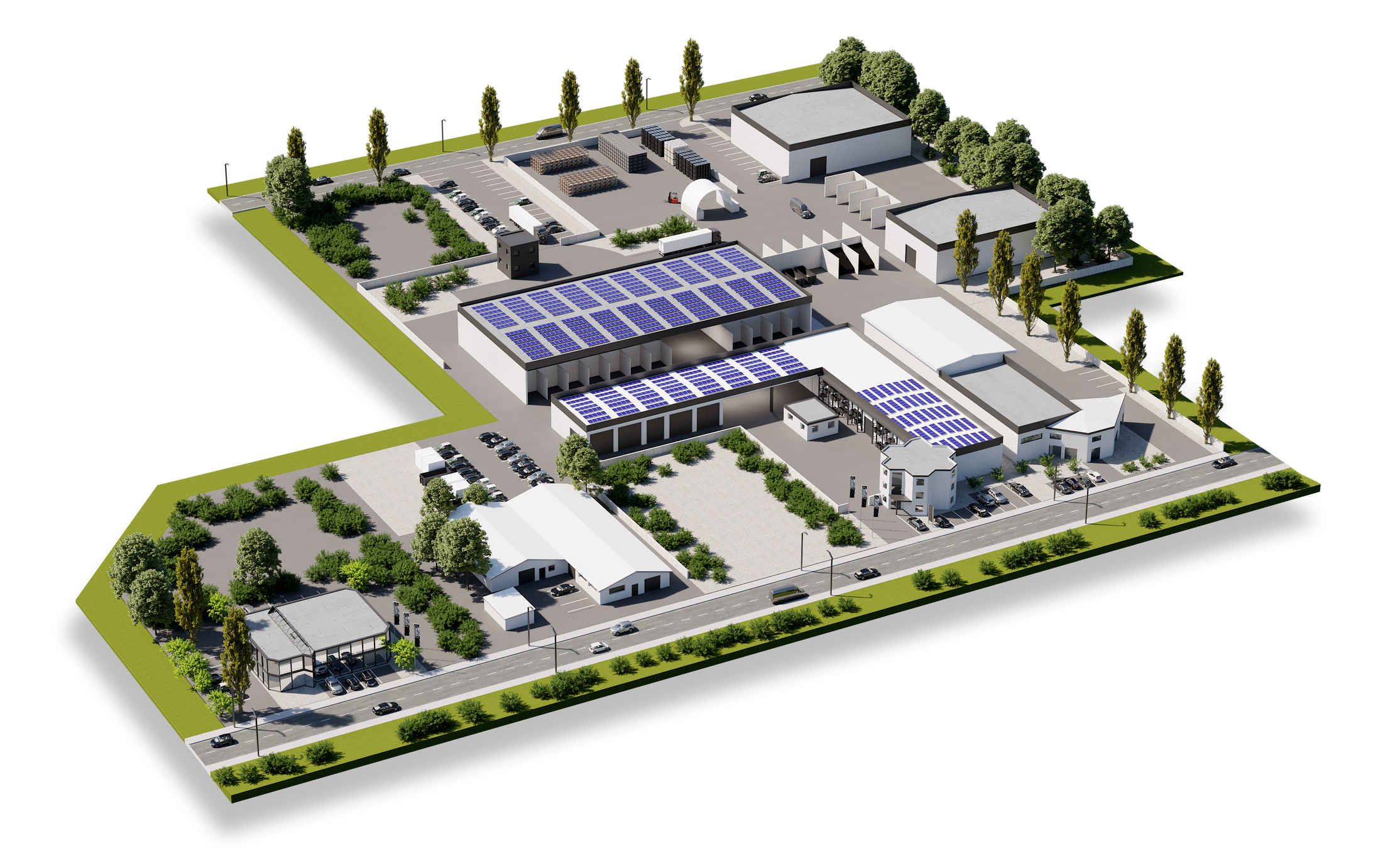 mairec edelmetall precious metals recycling werk firmengelaende standort alzenau company germany