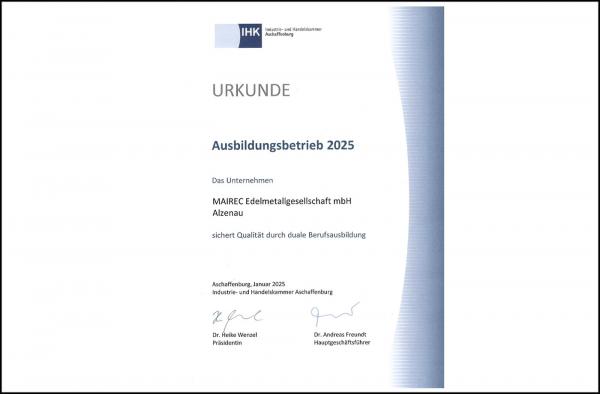 IHK-Urkunde-MAIREC-2025